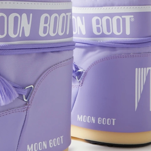 Moon Boot Purple Low Icon Snow Boot Moon Boots Lilac purple Snow Boots Short - Picture 7 of 17